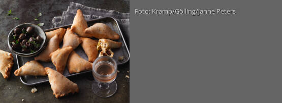 Rezeptbild für "Mini-Calzone mit Antipasti"