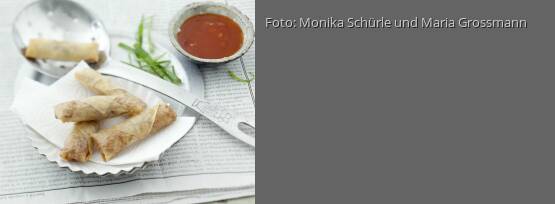 Rezeptbild für "Frittierte Frühlingsrollen"