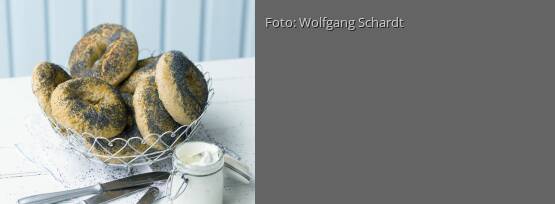 Rezeptbild für "Mohnbagels"