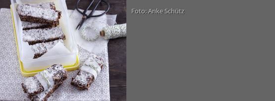 Rezeptbild für "Rohe Schoko-Kokos-Riegel"