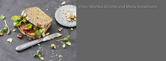 Rezeptbild für "Tomaten-Tofu-Sandwich mit Kresse"