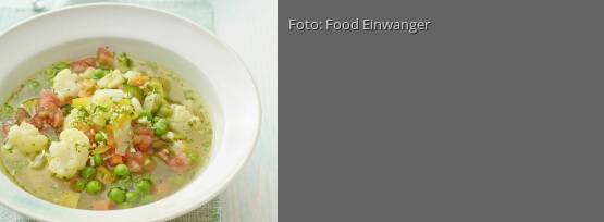 Rezeptbild für "Sommergemüsesuppe mit Gremolata"