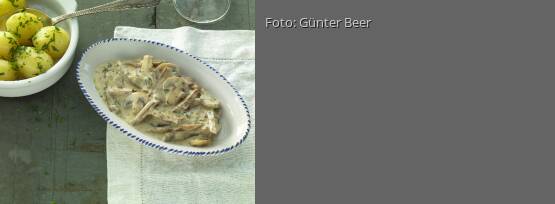 Rezeptbild für "Seitan-Geschnetzeltes Zürcher Art"