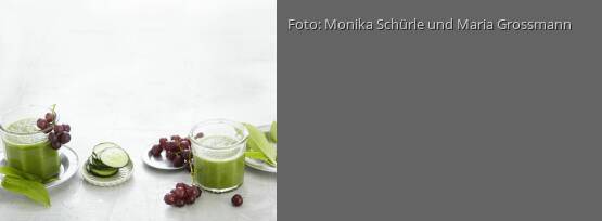 Rezeptbild für "Gurken-Bärlauch-Smoothie mit Trauben"