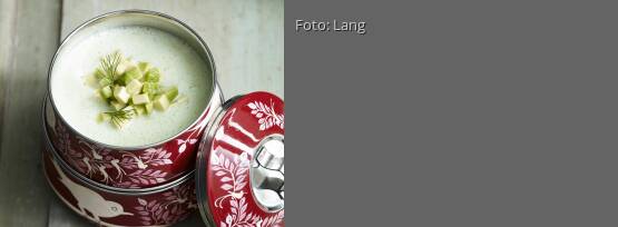 Rezeptbild für "Kalte Gurkensuppe mit Avocado"