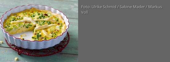 Rezeptbild für "Erbsen-Quiche mit Joghurtguss"