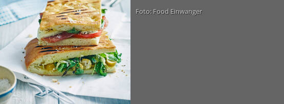 Rezeptbild für "Focaccia mit Rucola"