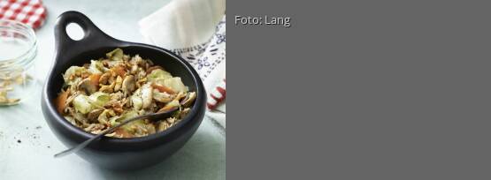 Rezeptbild für "Bratreis mit Gewürz-Cashews"
