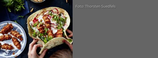 Rezeptbild für "Vegetarische Çig Köfte im Dürüm-Mantel"