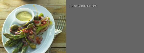 Rezeptbild für "Grüner Spargel mit Seidentofu-Mayonnaise"