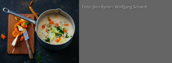 Rezeptbild für "Geröstete Grießsuppe"