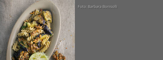 Rezeptbild für "Auberginen-Nudel-Salat"