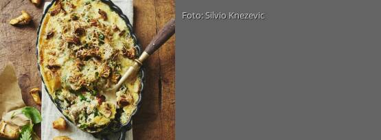 Rezeptbild für "Pfifferlinggratin"