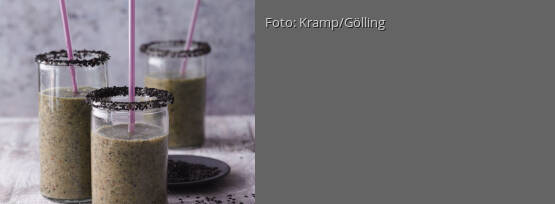 Rezeptbild für "Superfood-Smoothie mit schwarzem Sesam und Aloe vera"