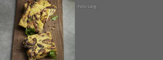 Rezeptbild für "Polentaquiche mit Shiitakepilzen"