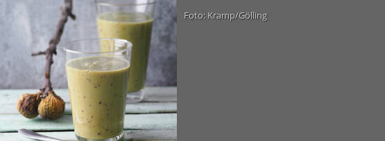 Rezeptbild für "Smoothie mit Sonnenblumenkernen und Spirulina"