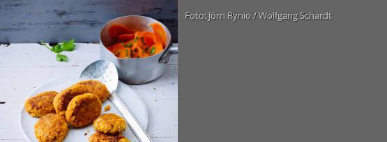 Rezeptbild für "Tofubratlinge mit glasierten Möhren"