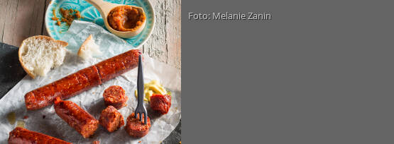 Rezeptbild für "Bohnen-Quinoa-Merguez"