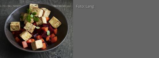 Rezeptbild für "Grilltofu mit Roter Bete und Möhren"
