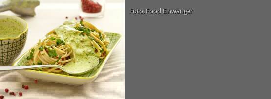 Rezeptbild für "Mangold-Bärlauch-Nudeln"