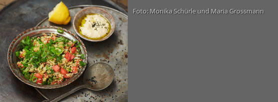 Rezeptbild für "Taboulé mit Hummus"