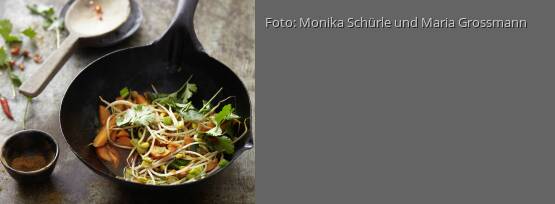 Rezeptbild für "Sojabohnensprossen aus dem Wok"