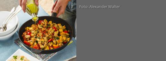 Rezeptbild für "Tofupfanne mit buntem Gemüse"