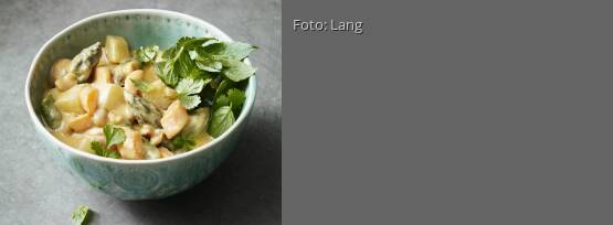 Rezeptbild für "Kokos-Erdnuss-Curry mit Spargel und Kohlrabi"