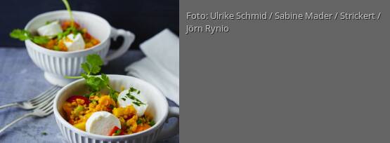 Rezeptbild für "Bunter Linsensalat mit Ziegenfrischkäse"