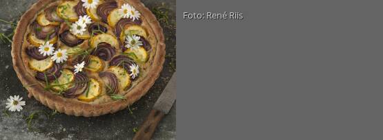 Rezeptbild für "Zucchinitarte mit Kräutern"