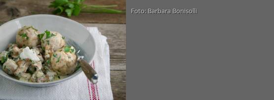 Rezeptbild für "Knödelchen mit Pilzragout"