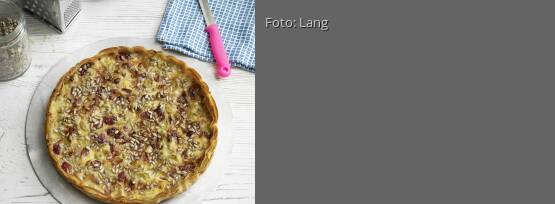 Rezeptbild für "Käse-Trauben-Quiche"