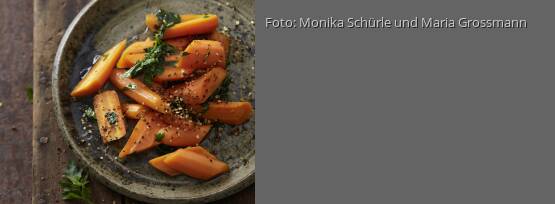 Rezeptbild für "Honigmöhren mit Hanf"