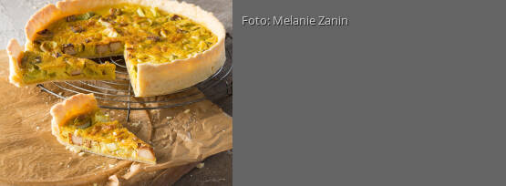 Rezeptbild für "Pflanzensahne-Guss auf Quiche Lorraine"