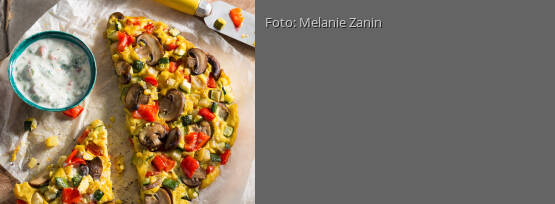 Rezeptbild für "Frittata-Guss mit Gemüse"