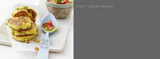 Rezeptbild für "Ricotta-Pflänzchen mit Tomatensalat"