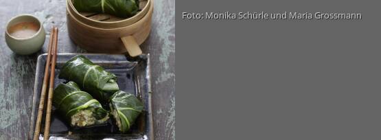 Rezeptbild für "Mangoldpäckchen mit Tempeh"