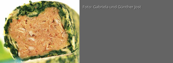 Rezeptbild für "Blattspinat-Kichererbsen-Terrine"