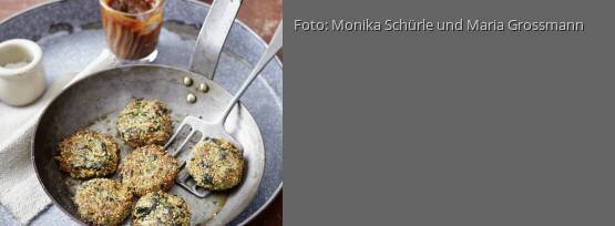 Rezeptbild für "Quinoa-Burger mit Spinat"