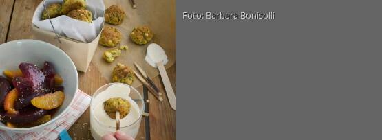 Rezeptbild für "Ofen-Falafel mit Rote-Bete-Salat"
