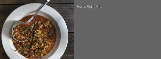 Rezeptbild für "Wintergemüsetopf mit gelben Linsen und Topinambur"