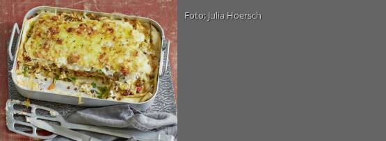 Rezeptbild für "Wirsing-Tomaten-Lasagne mit Beluga-Linsen"