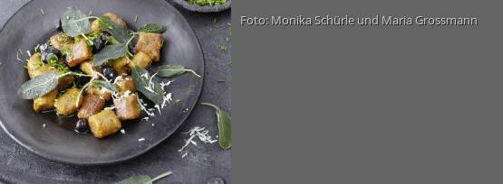 Rezeptbild für "Kürbisgnocchi mit Chiasamen"