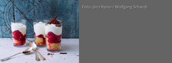 Rezeptbild für "Himbeer-Hirse-Traum auf Quarkcreme"