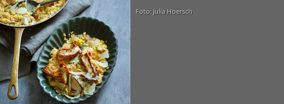 Rezeptbild für "Quinoa mit Steinpilzen und Parmesan"