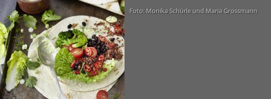 Rezeptbild für "Burritos mit Quinoa und Salsa"