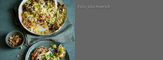 Rezeptbild für "Zimtwürziges Gemüse mit Raclette und Walnüssen"