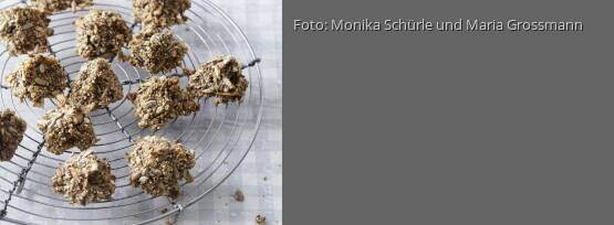 Rezeptbild für "Apfel-Nuss-Cookies mit Chiasamen"