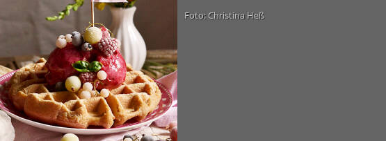 Rezeptbild für "Waffeln mit nur 3 Zutaten (ohne Zucker)"