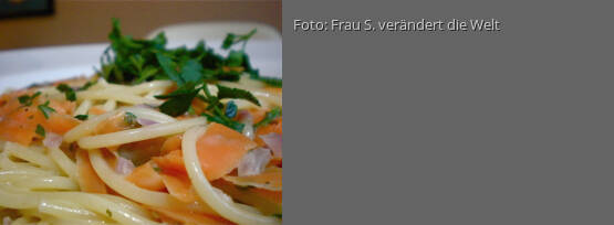 Rezeptbild für "Spaghetti mit Möhren und Kräutern"